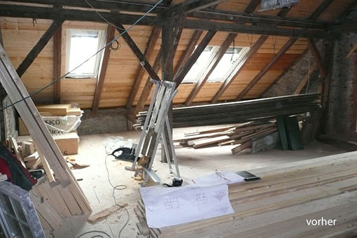 Der Ausbau des Dachgeschosses 