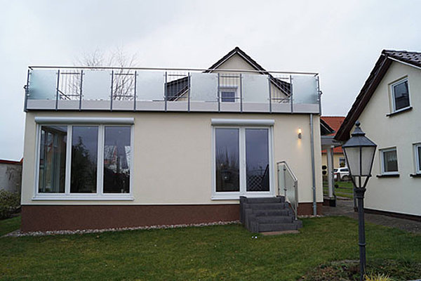 Lichtdurchfluteter moderner Anbau