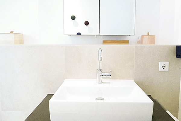 Neues Duschbad mit bodengleicher Walk-In-Dusche